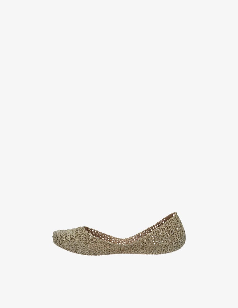 rinascente Melissa Glitter mesh ballerina flats