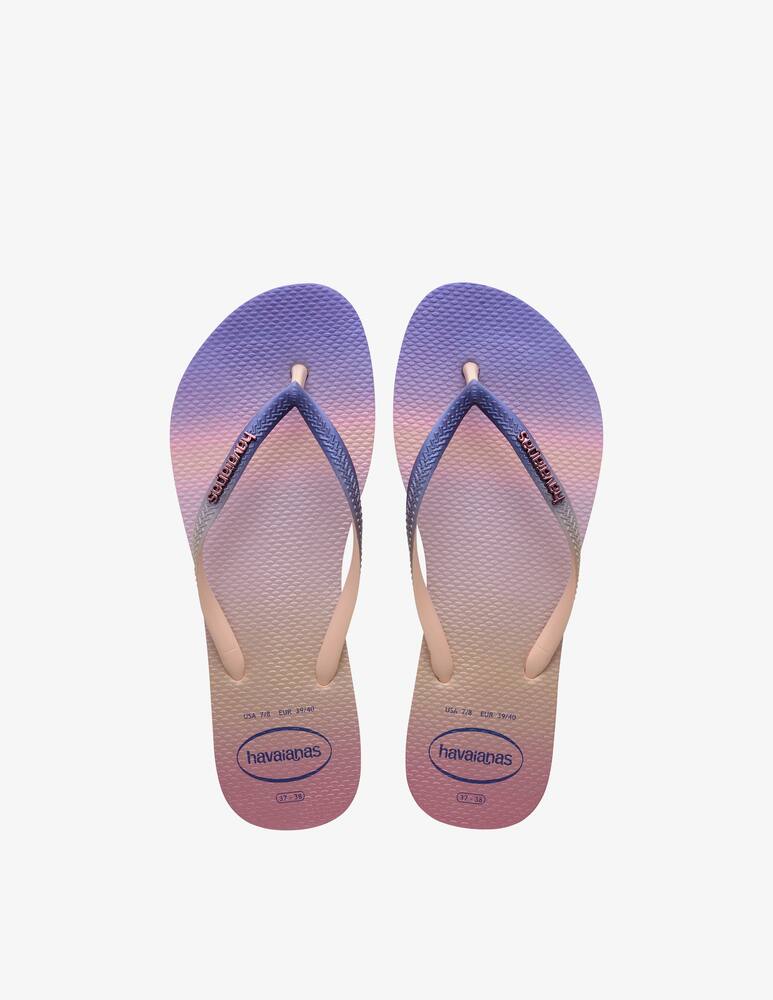 rinascente Havaianas Slim gradient sunset flip flops