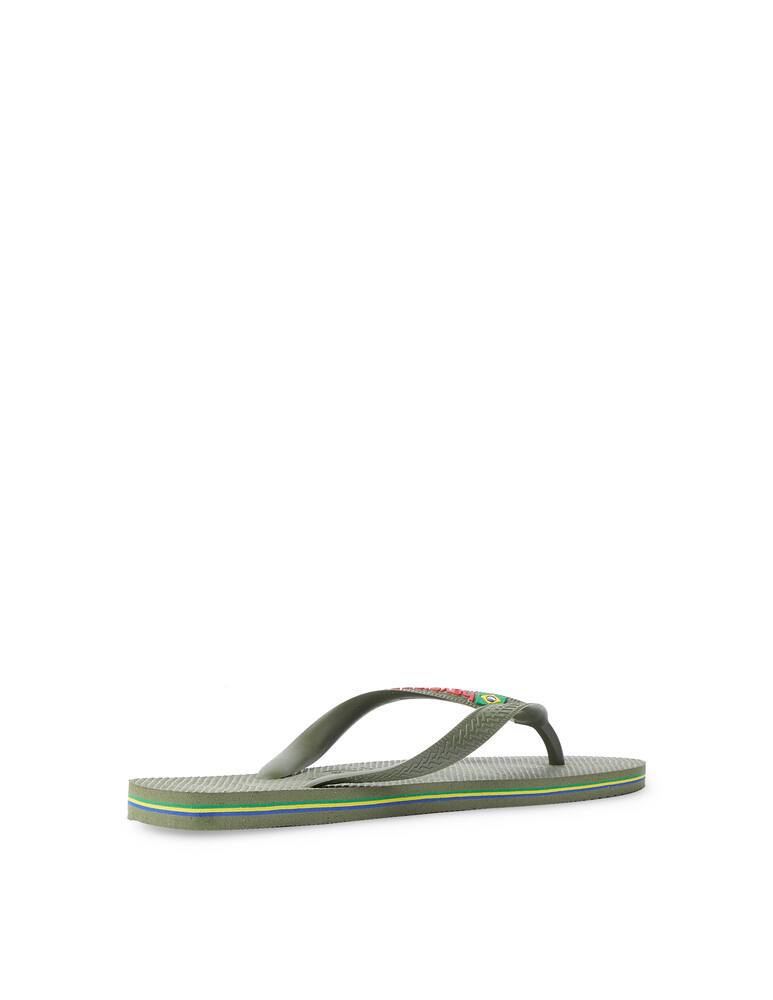 rinascente Havaianas Ciabatte havaianas brasil logo - verde