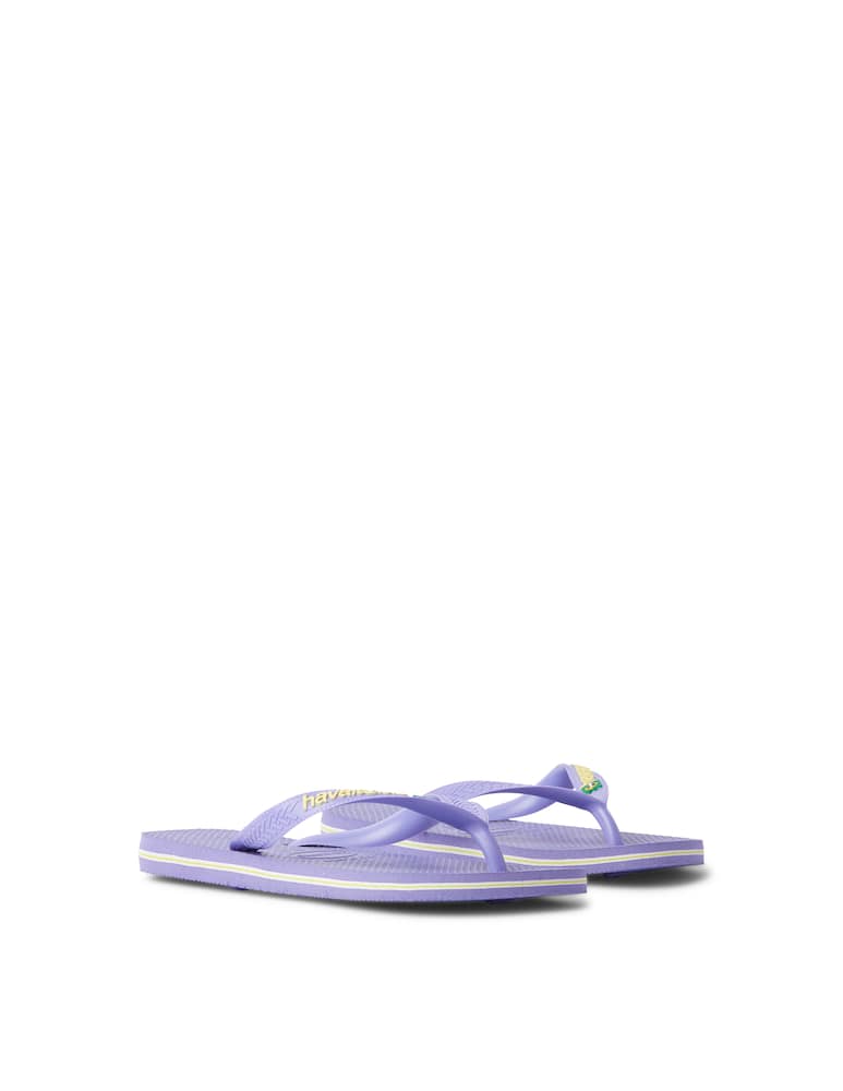 rinascente Havaianas Brasil Logo flip flops - lilac