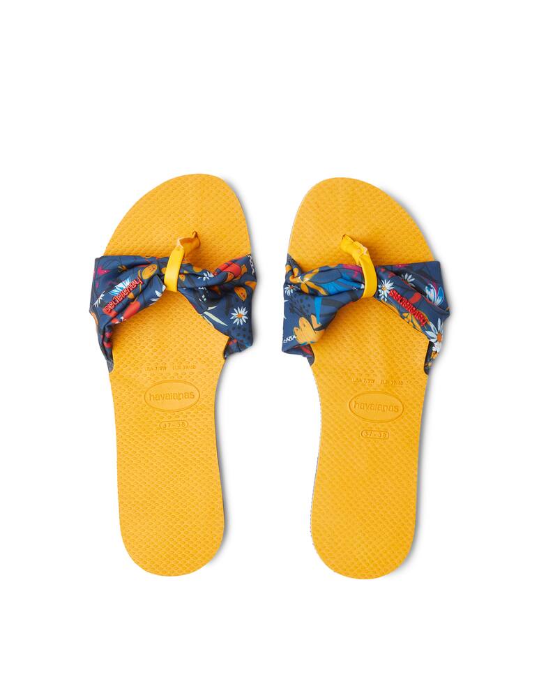 rinascente Havaianas Saint Tropez slide sandals - yellow