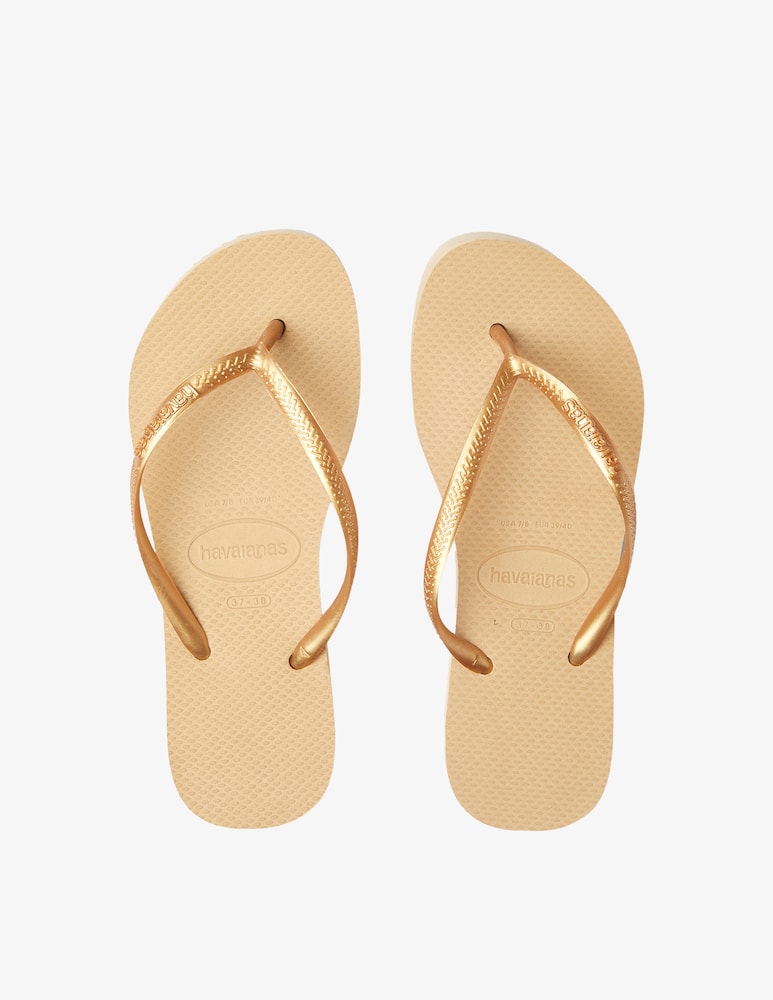 rinascente Havaianas Slim flatform flipflop - gold