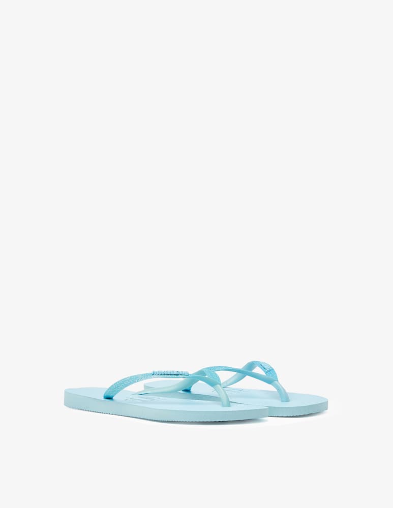 Havaianas Slim Glitter flipflop - Light blue - picture 2 Havaianas Slim Glitter flipflop - Light blue - picture 2