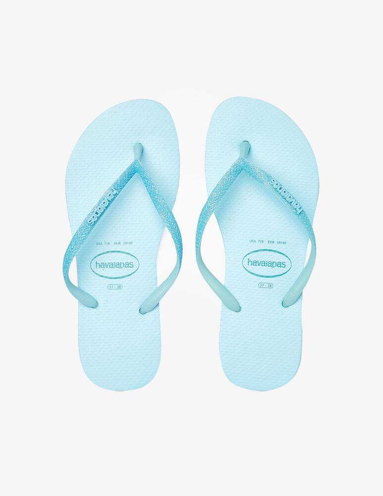 Havaianas Slim Glitter flipflop - Light blue - picture 3 Havaianas Slim Glitter flipflop - Light blue - picture 3