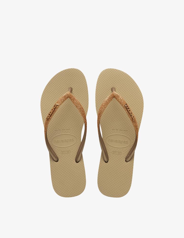 rinascente Havaianas Glitter slim flip flop