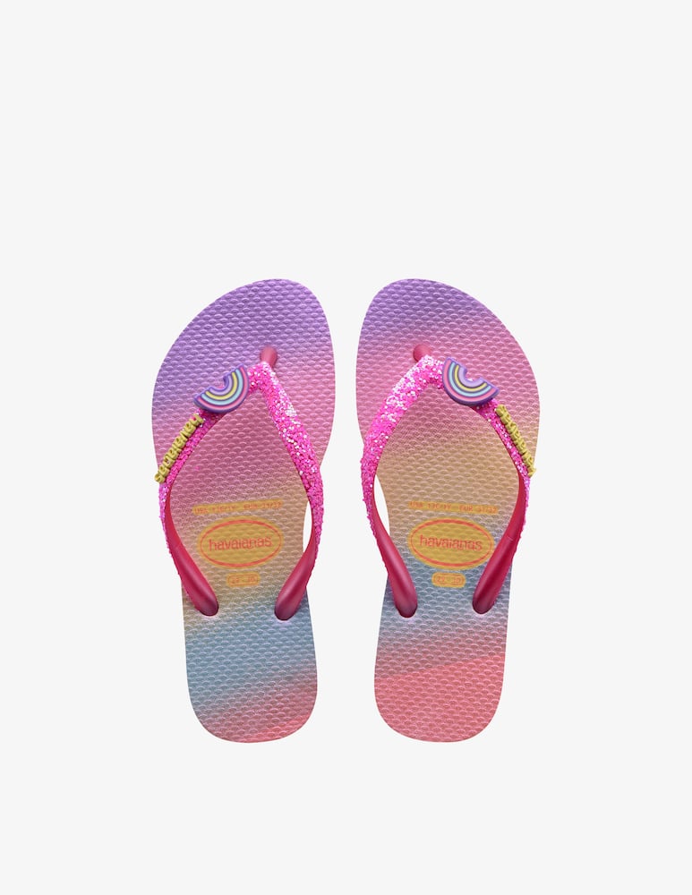 rinascente Havaianas Glitter slim flip flop