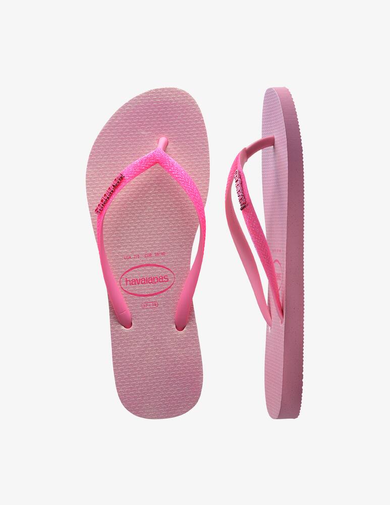 rinascente Havaianas Glitter slim flip flop