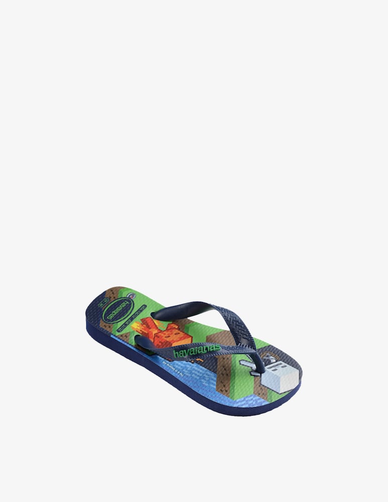 rinascente Havaianas Minecraft flip flops