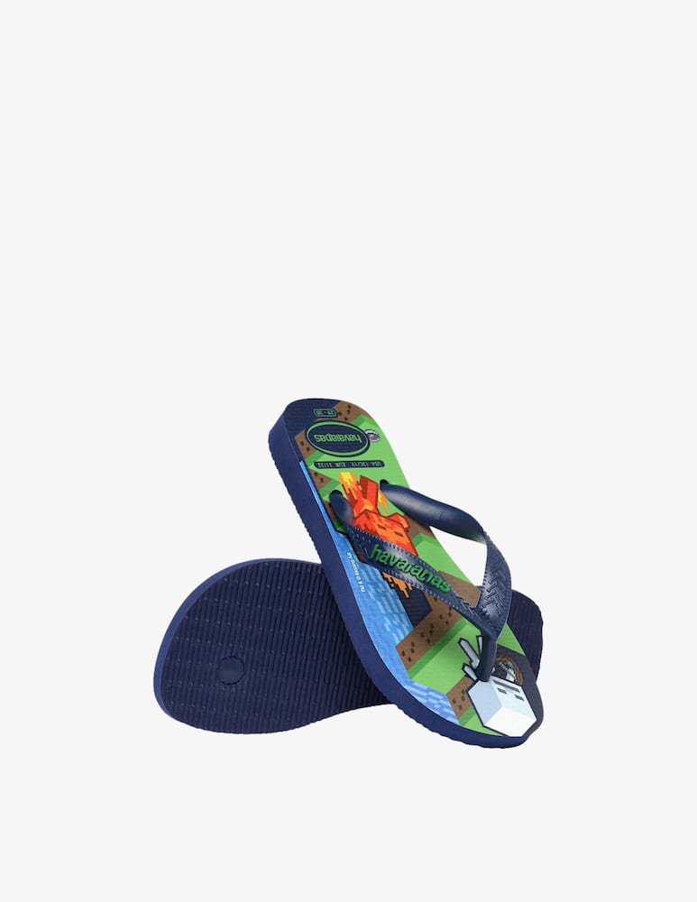 rinascente Havaianas Minecraft flip flops