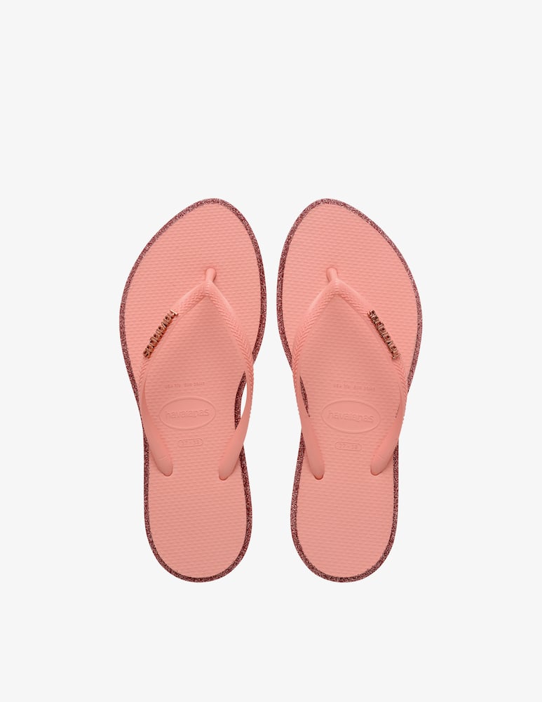 rinascente Havaianas Slim point glitter flip flops