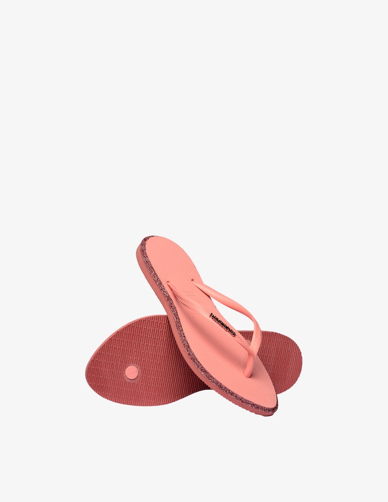 rinascente Havaianas Slim point glitter flip flops
