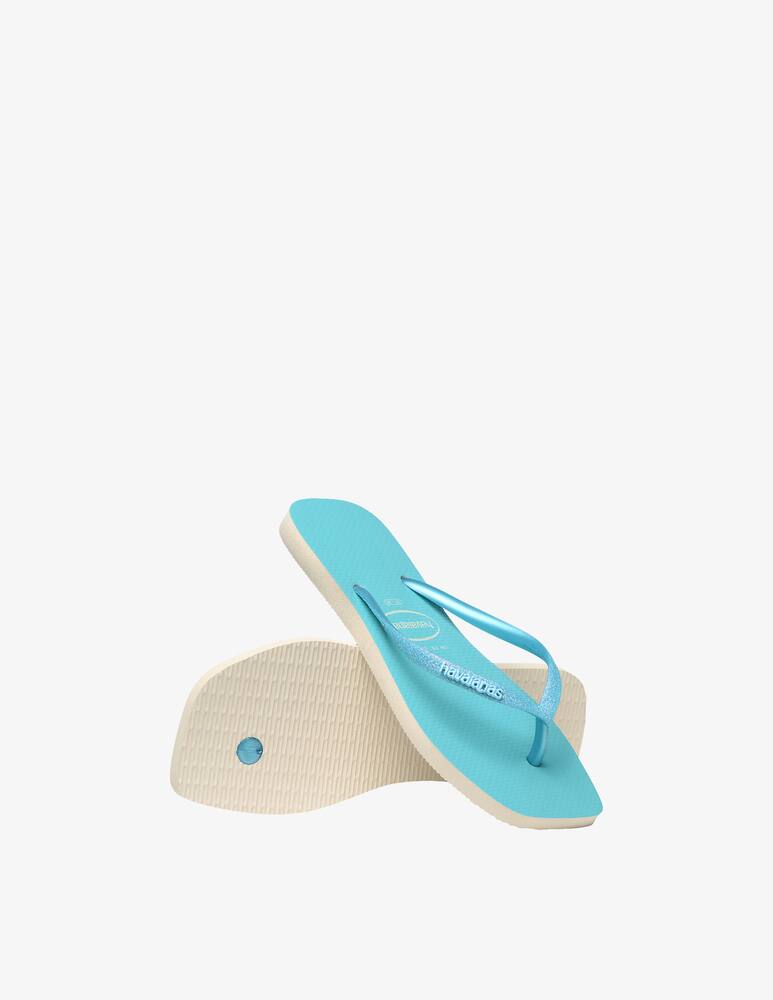 rinascente Havaianas Slim glitter square sandals
