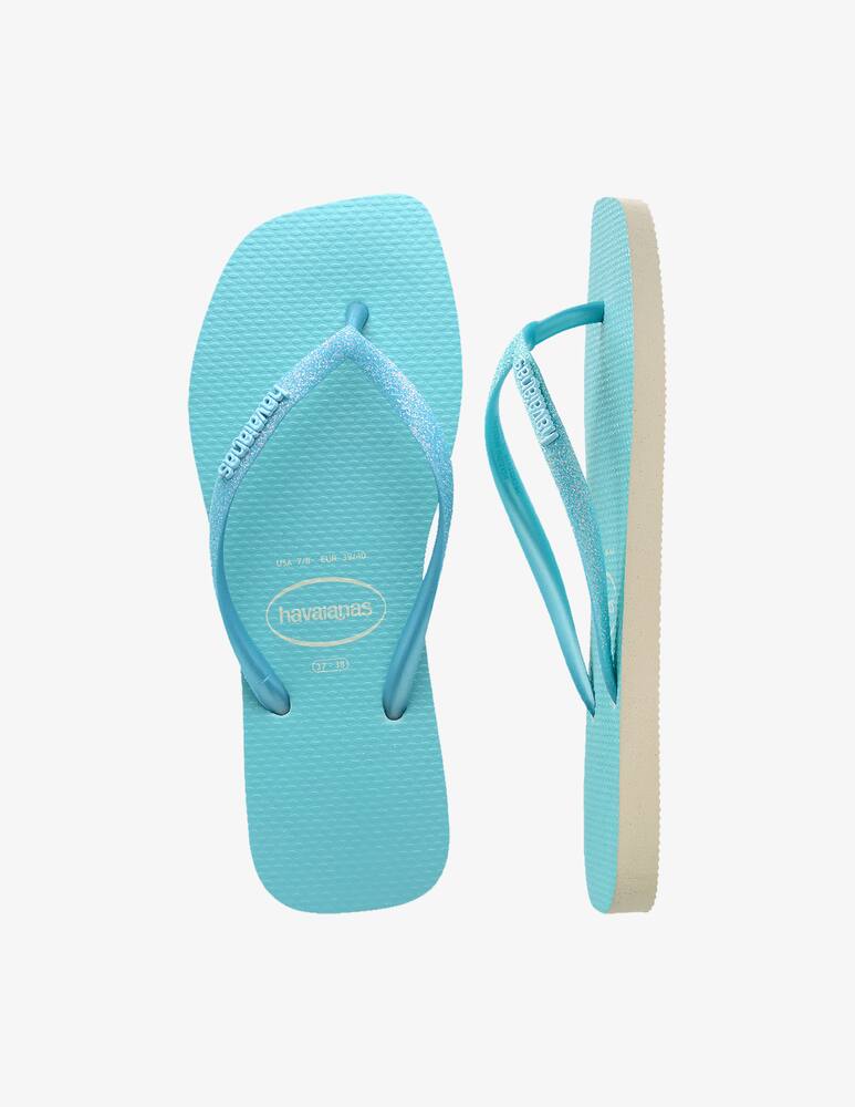 rinascente Havaianas Slim glitter square sandals