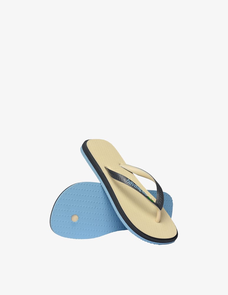 rinascente Havaianas Brasil twist flip flops