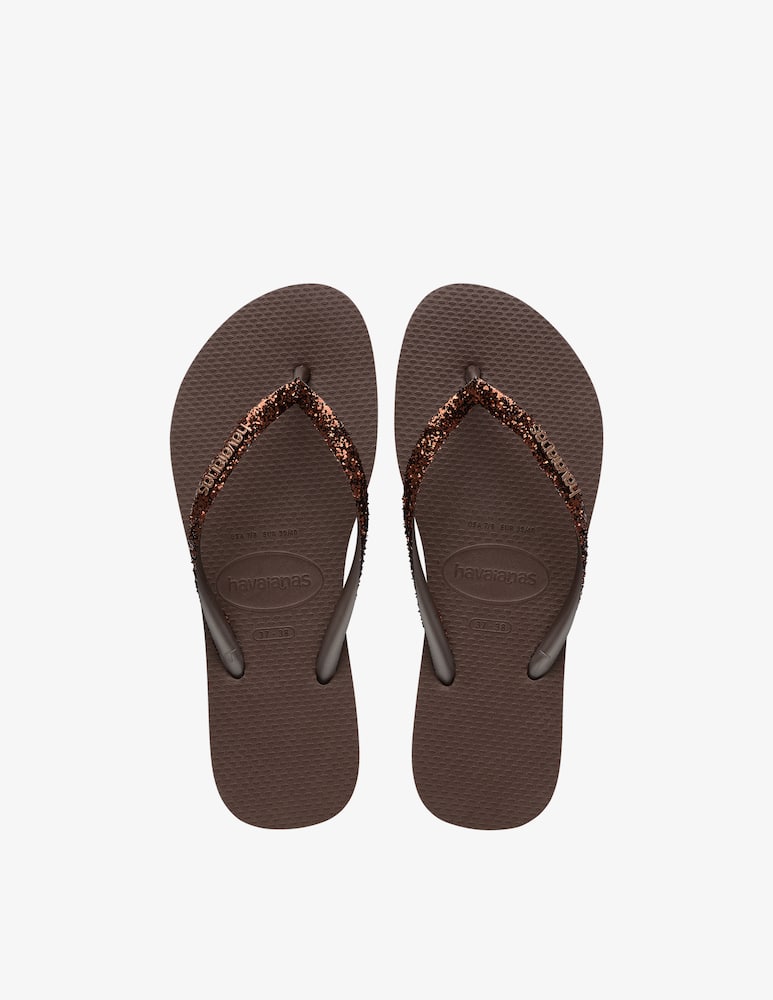 rinascente Havaianas Slim glitter flip flops