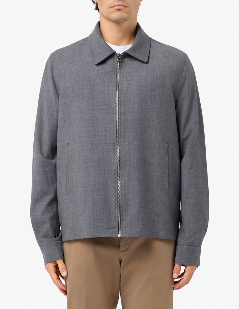 rinascente Misaky Giacca zip fresco lana