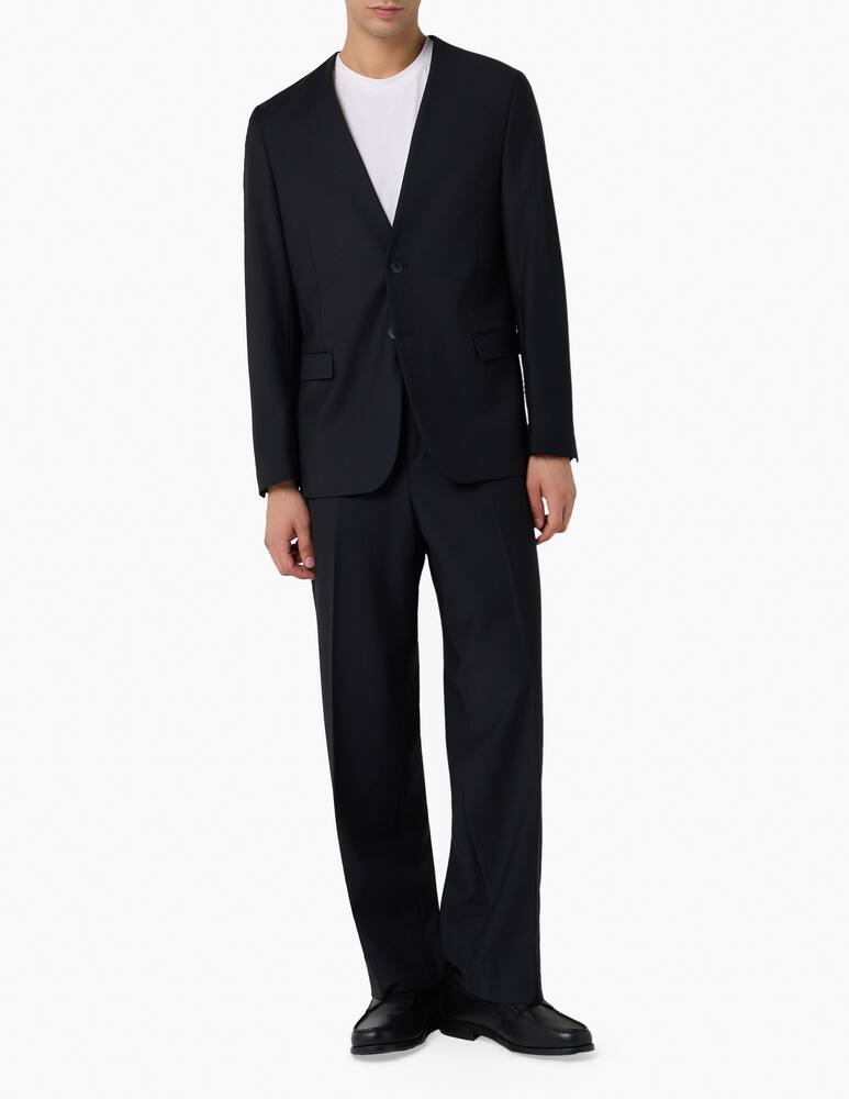 rinascente Misaky No-collar wool blazer