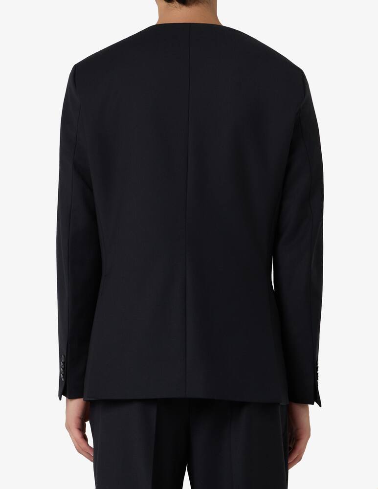 rinascente Misaky No-collar wool blazer