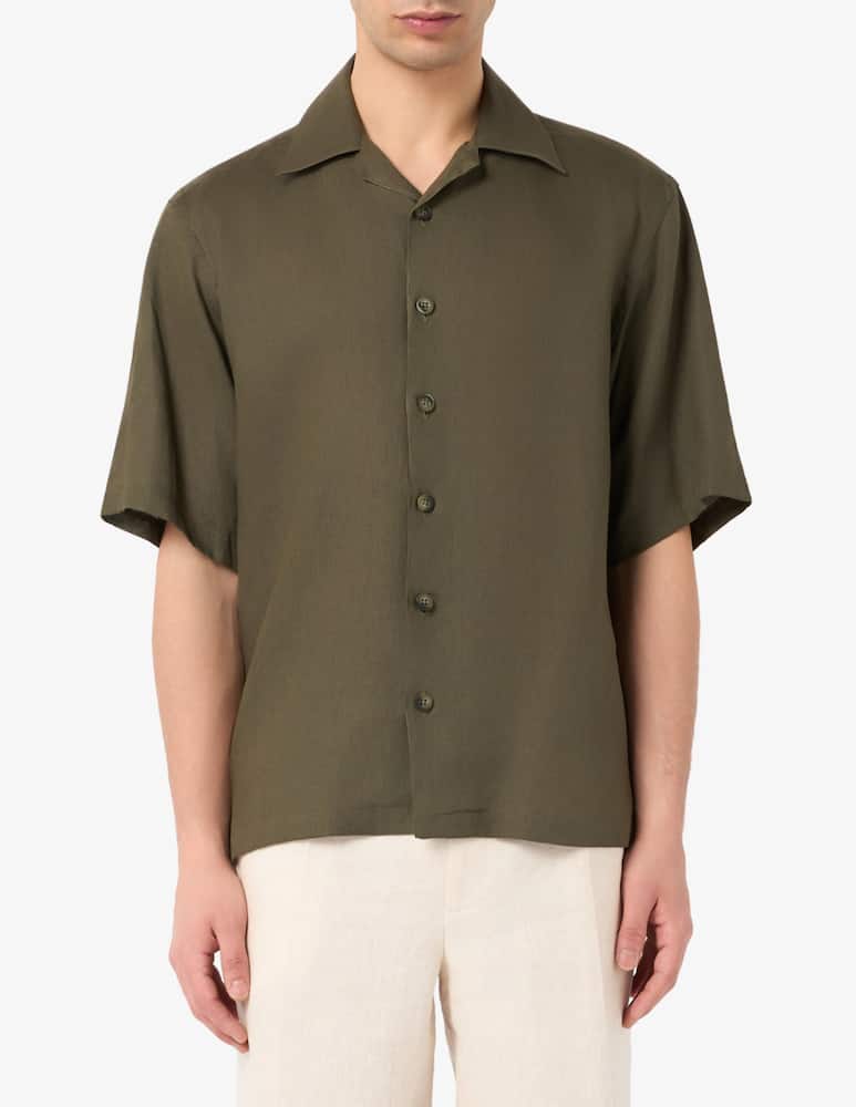 rinascente Misaky Linen short sleeve shirt