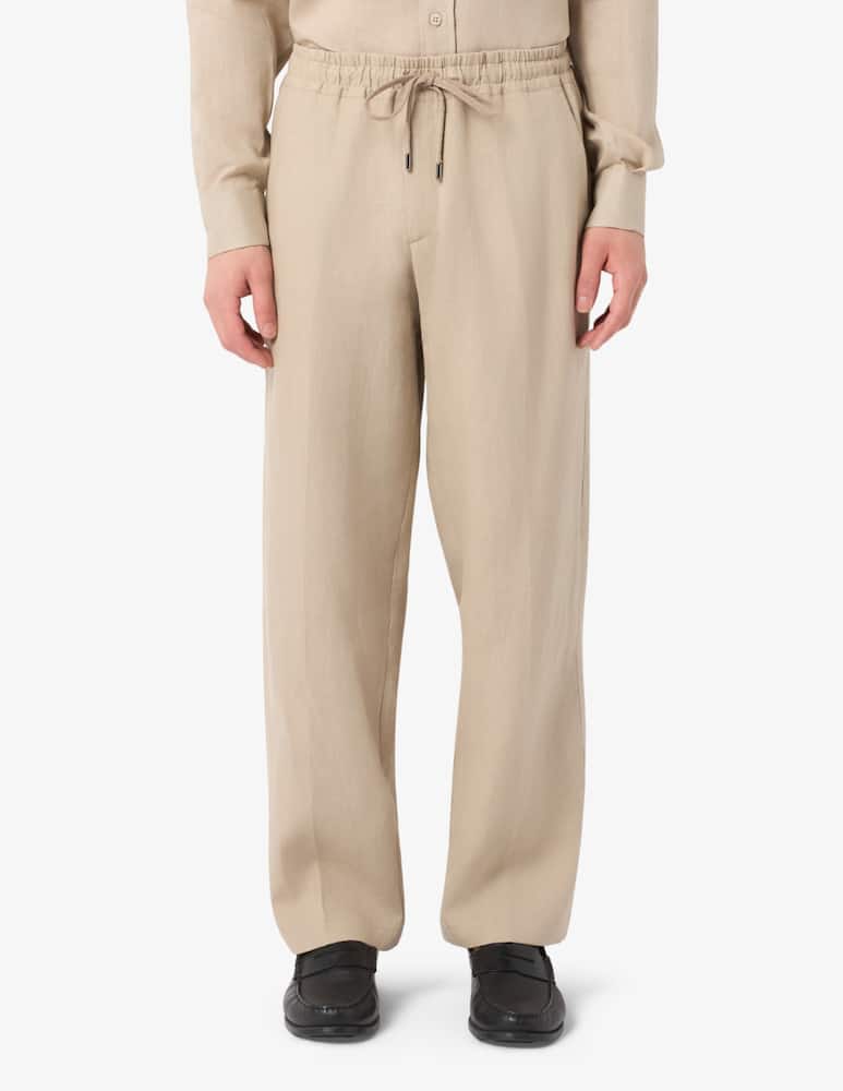 rinascente Misaky Linen drawstring trousers