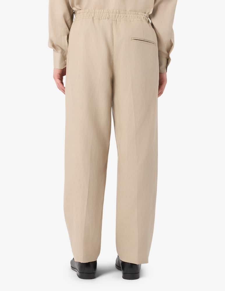 rinascente Misaky Linen drawstring trousers
