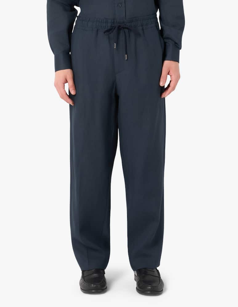 rinascente Misaky Linen drawstring trousers