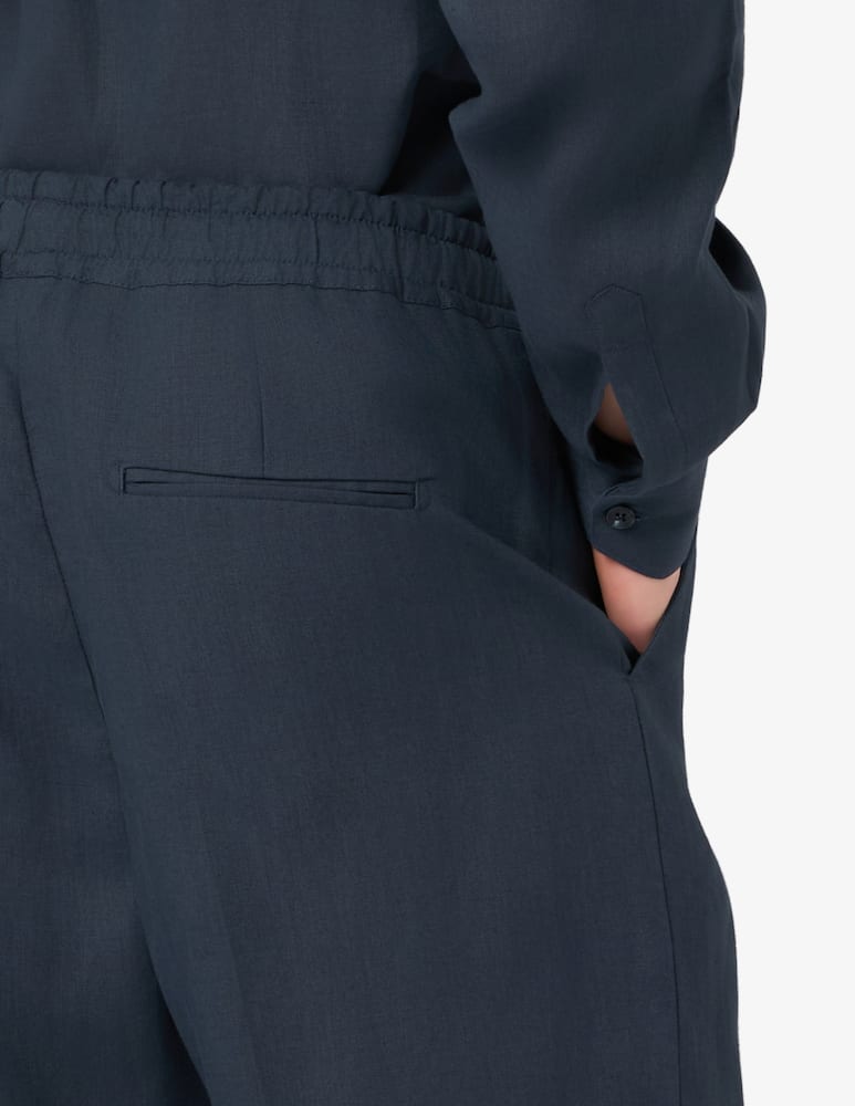 rinascente Misaky Linen drawstring trousers