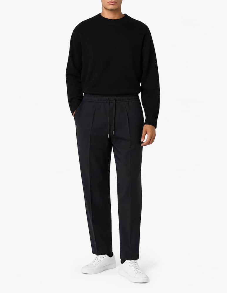 Misaky Pantaloni con coulisse in fresco lana - immagine 2
