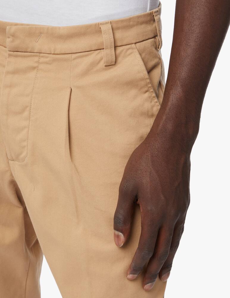 rinascente Entre Amis Cropped trousers with pences on the bottom leg