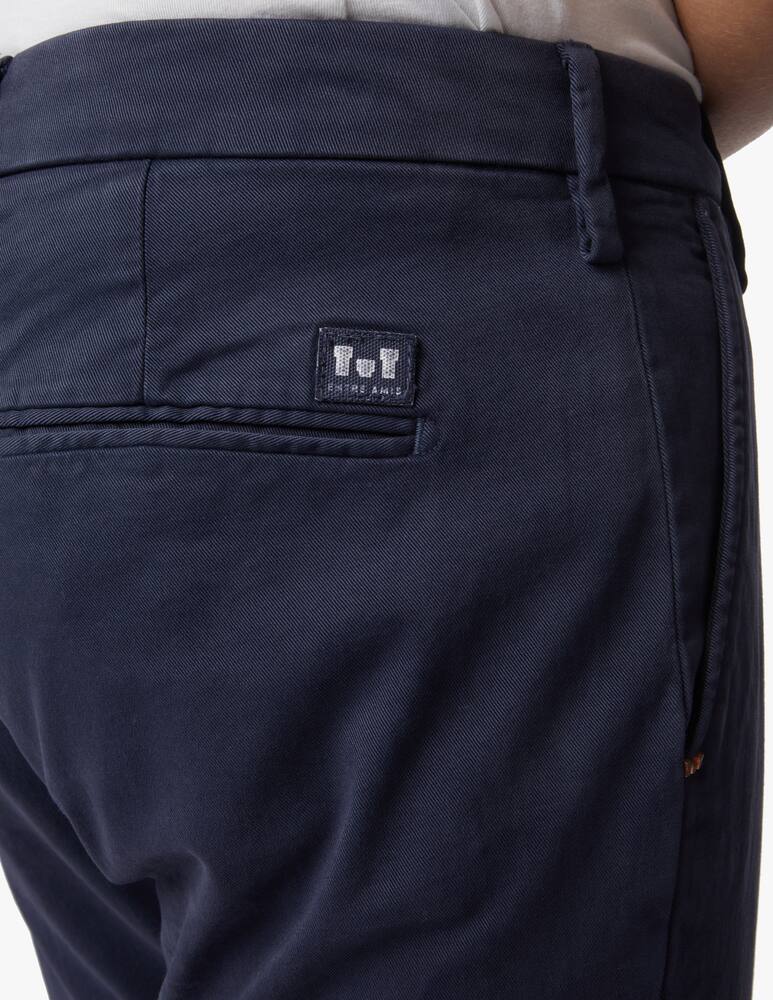 rinascente Entre Amis Pantalone chino gabardina con doppia tasca a filetto