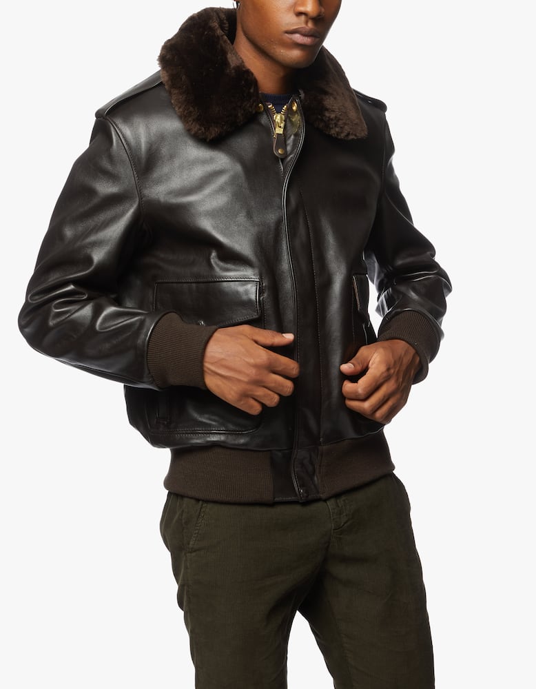 rinascente Schott Aviator usa original jacket - Brown