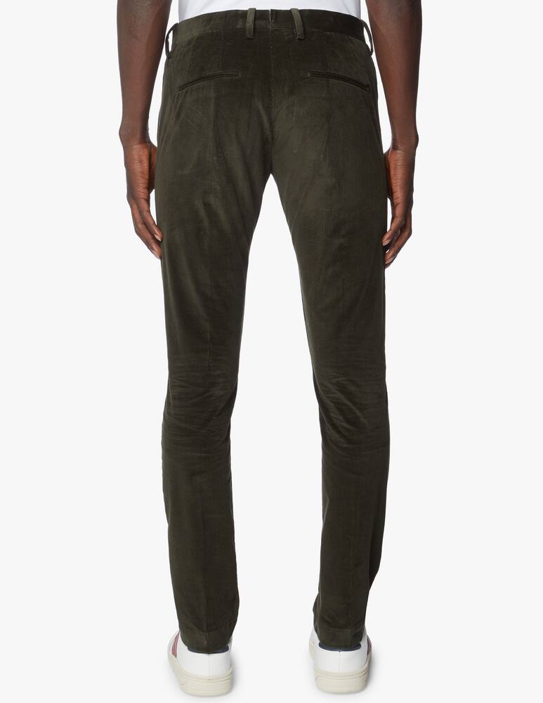 rinascente Entre Amis Velvet chino trousers with long strap