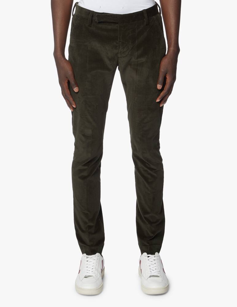 rinascente Entre Amis Velvet chino trousers with long strap