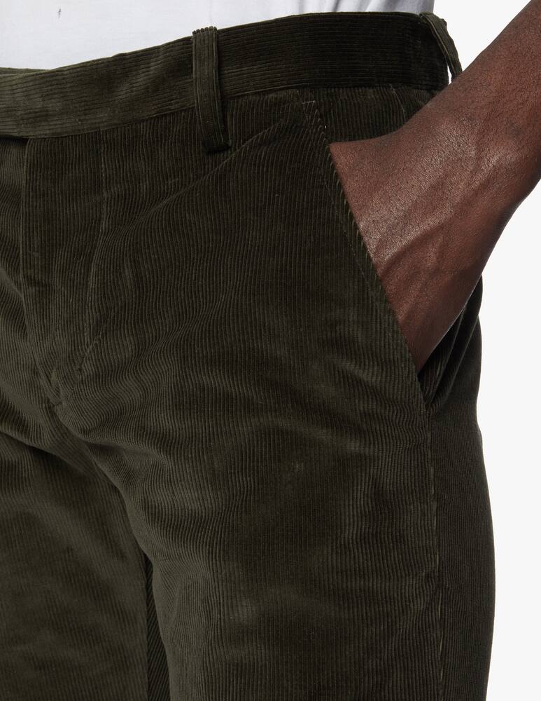 rinascente Entre Amis Velvet chino trousers with long strap