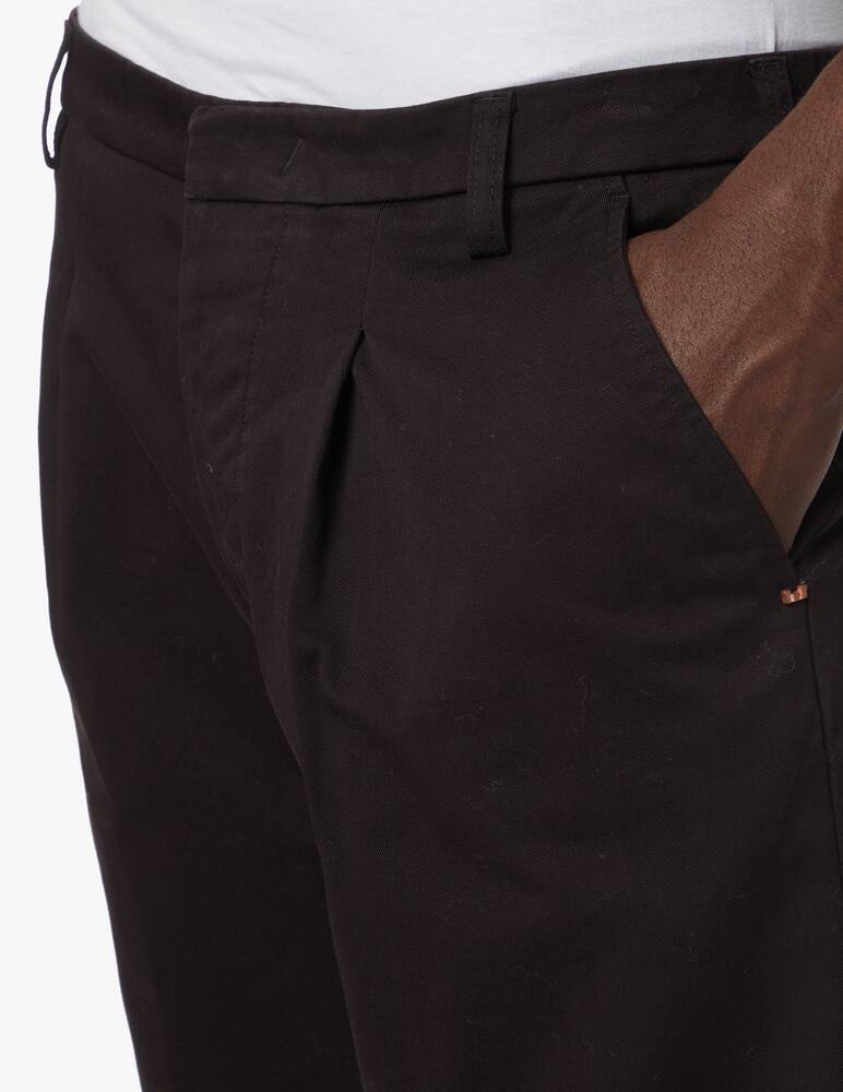 rinascente Entre Amis Cropped trousers with pences on the bottom leg