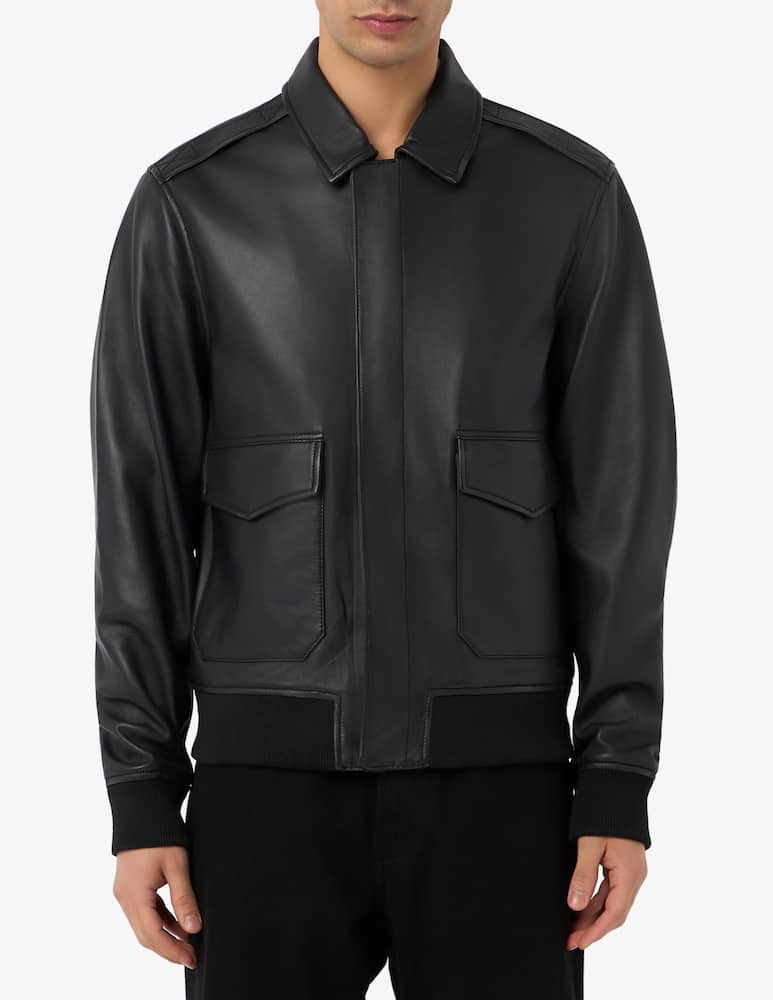 rinascente Schott Giacca bomber aviator in pelle