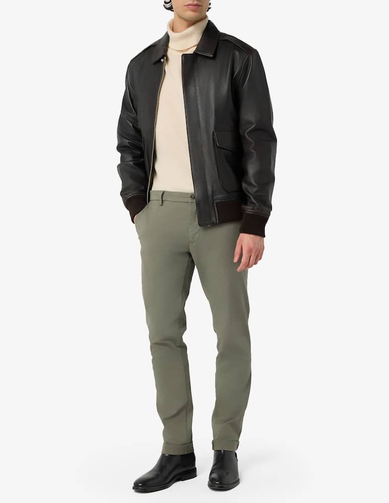 Schott Bomber aviator in pelle - immagine 2 Schott Bomber aviator in pelle - immagine 2
