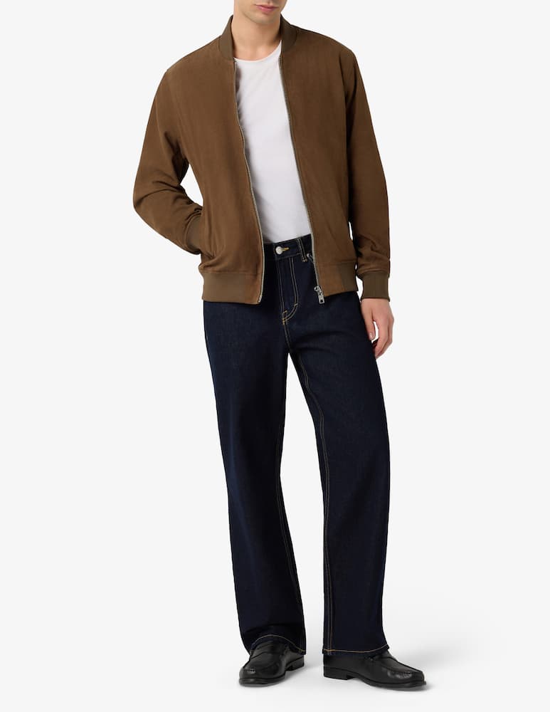 rinascente Schott Giubbotto bomber in suede