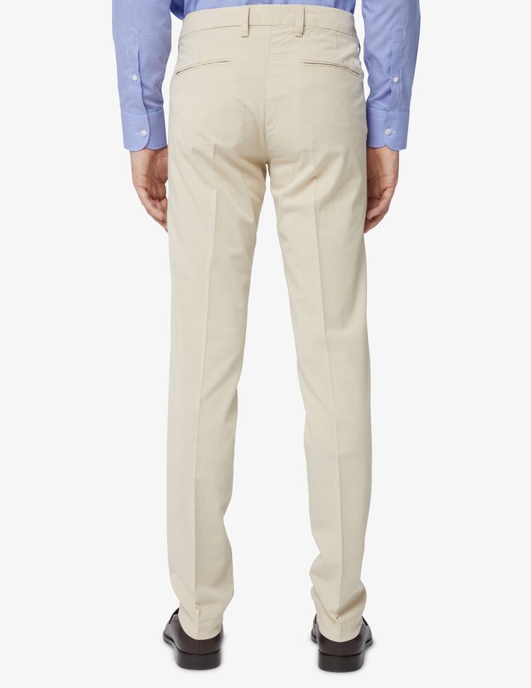 rinascente Entre Amis Pantalone chino cotone viscosa leggero - beige