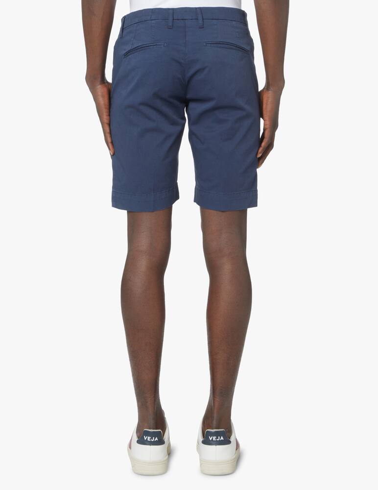 rinascente Entre Amis Bermuda chino cotone raso - azzurro