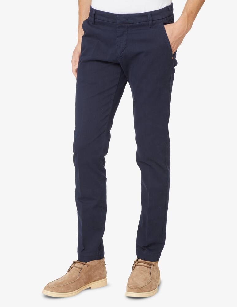 rinascente Entre Amis Classic gabardine pant - Blue