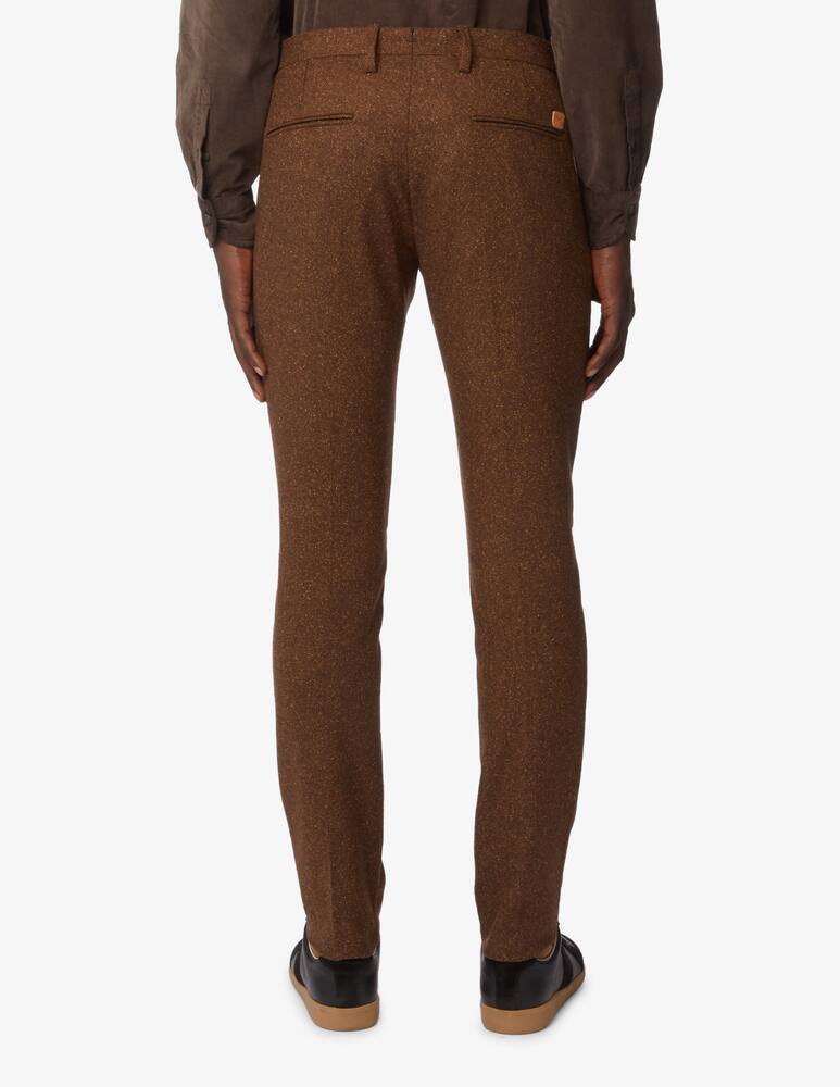 rinascente Entre Amis Herringbone wool pant - Brown