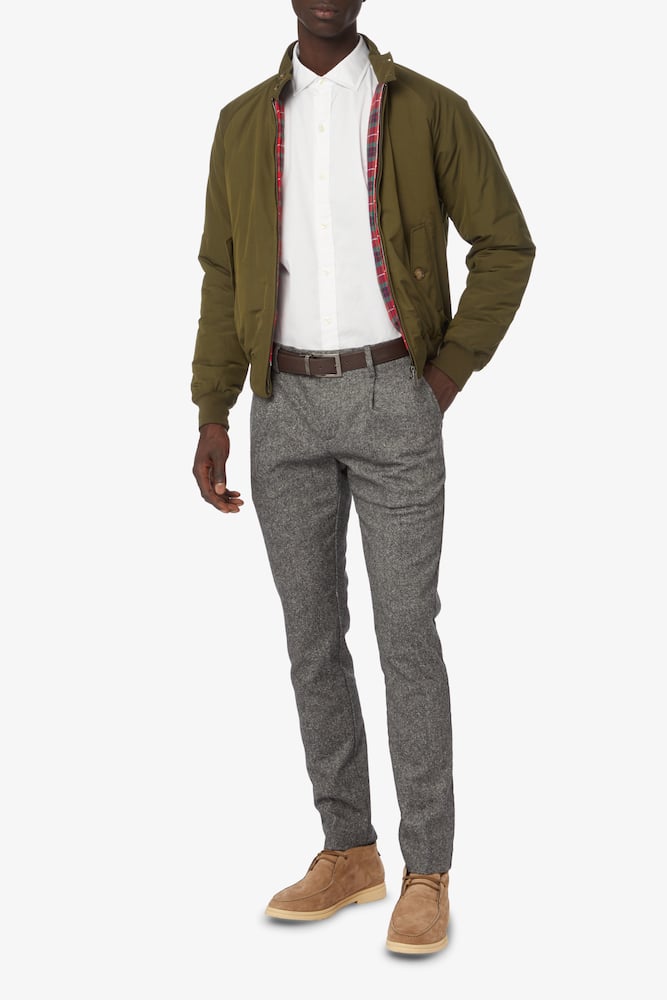 rinascente Entre Amis Pantalone in lana con pince - Grigio