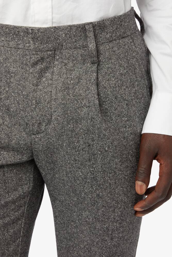 rinascente Entre Amis Pantalone in lana con pince - Grigio
