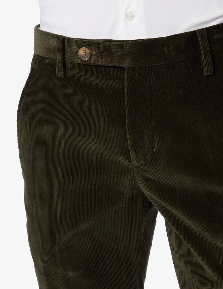 rinascente Entre Amis Pantalone in velluto 1000r - Verde