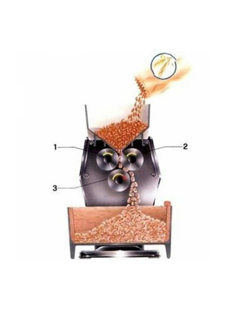 rinascente Marcato Grain Mill Marga Mulino - Silver