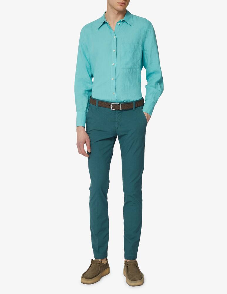 rinascente Entre Amis Pantaloni chino microstruttura 