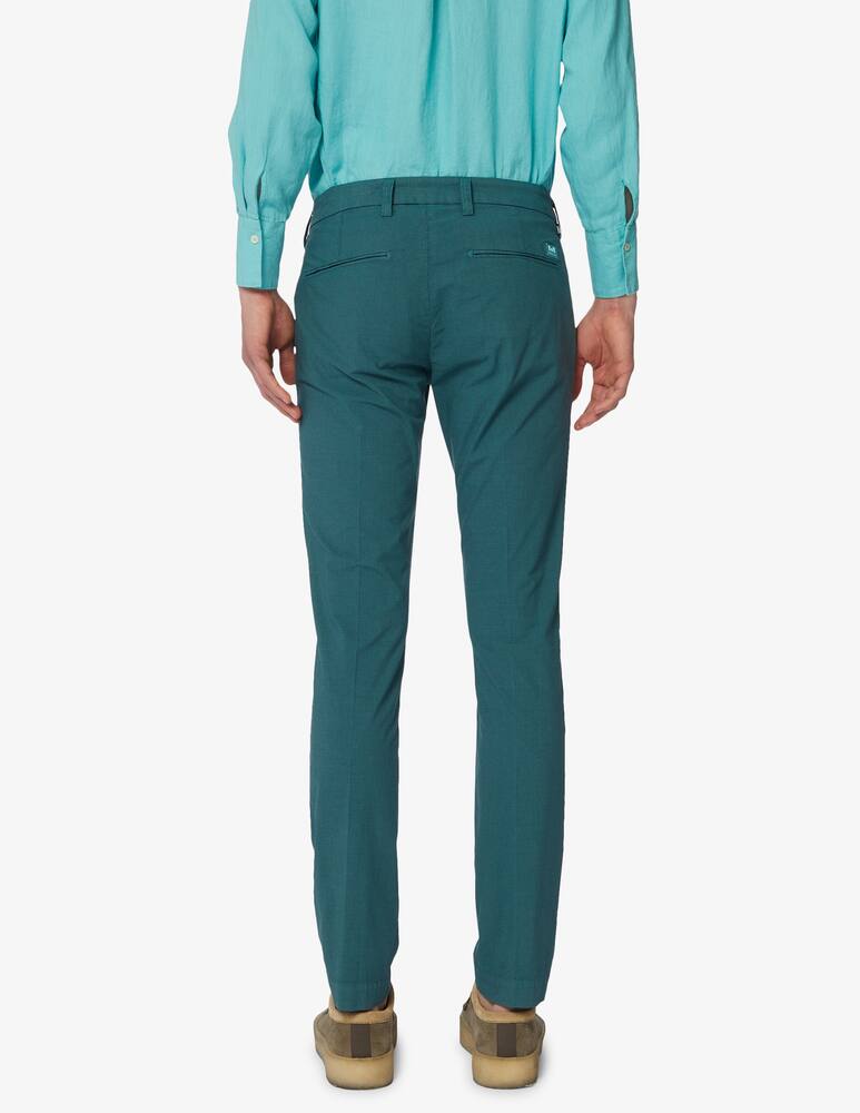 rinascente Entre Amis Pantaloni chino microstruttura 