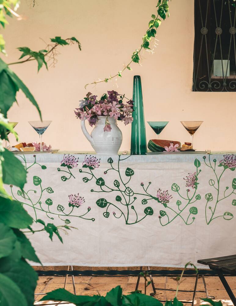 rinascente Colori del Sole Tovaglia Rettangolare Cappero - Verde