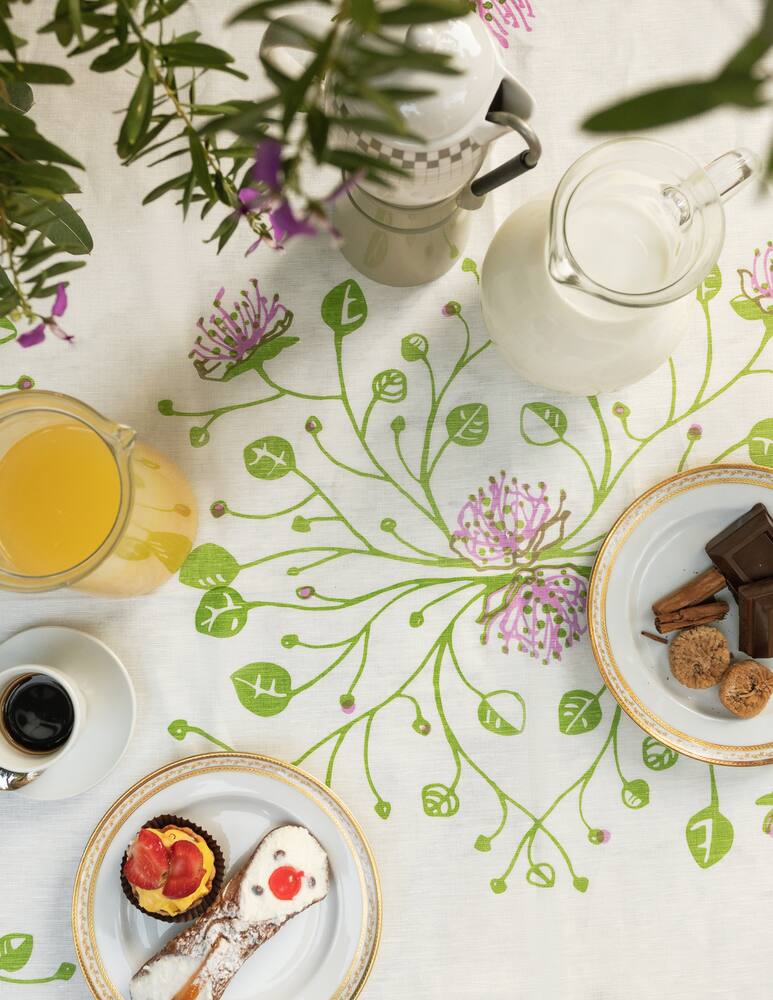 rinascente Colori del Sole Tovaglia Quadrata Cappero - Verde